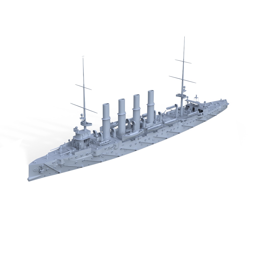 SSMODEL 1/700 SSC700504 軍事モデルロシアのワリャーグ号防護巡洋艦
