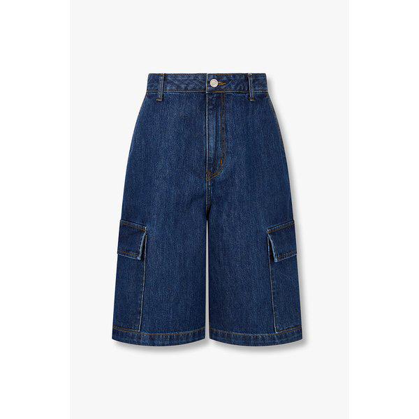 [MEN] バミューダカーゴデニムパンツ9156262323054