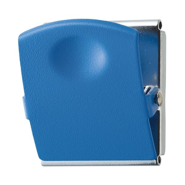 （まとめ） TANOSEE 超強力マグネットクリップL ブルー 1個 [x30セット]