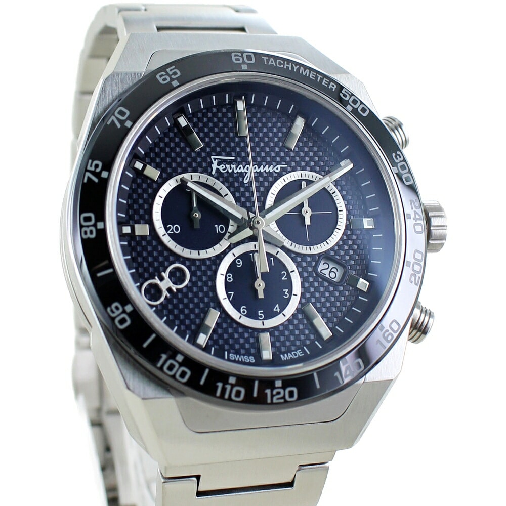 フェラガモ 腕時計 手表 メンズ 男性 40代 50代 誕生日プレゼント 結婚記念日 夫 プレゼント サルバトーレフェラガモ おしゃれ ネイビー 文字盤 ブレスレット 時計 ブランド ギフト 彼氏 父