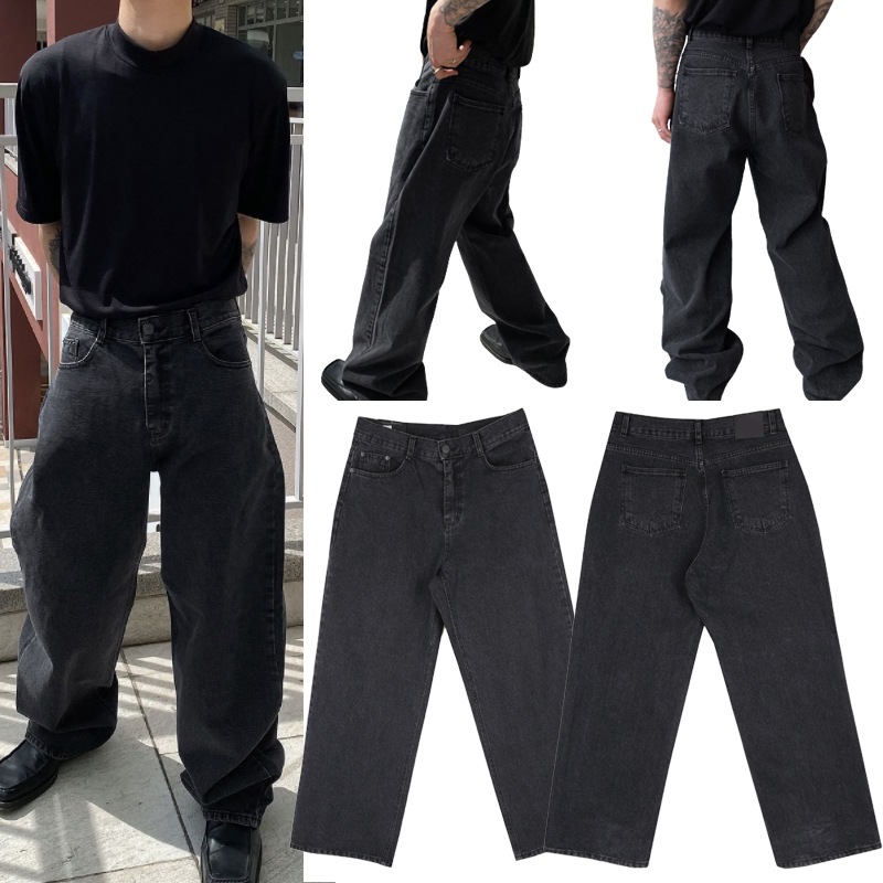 HOLY No.8813 hit wide denim PT 1色 人気商品 正規品 男女兼用