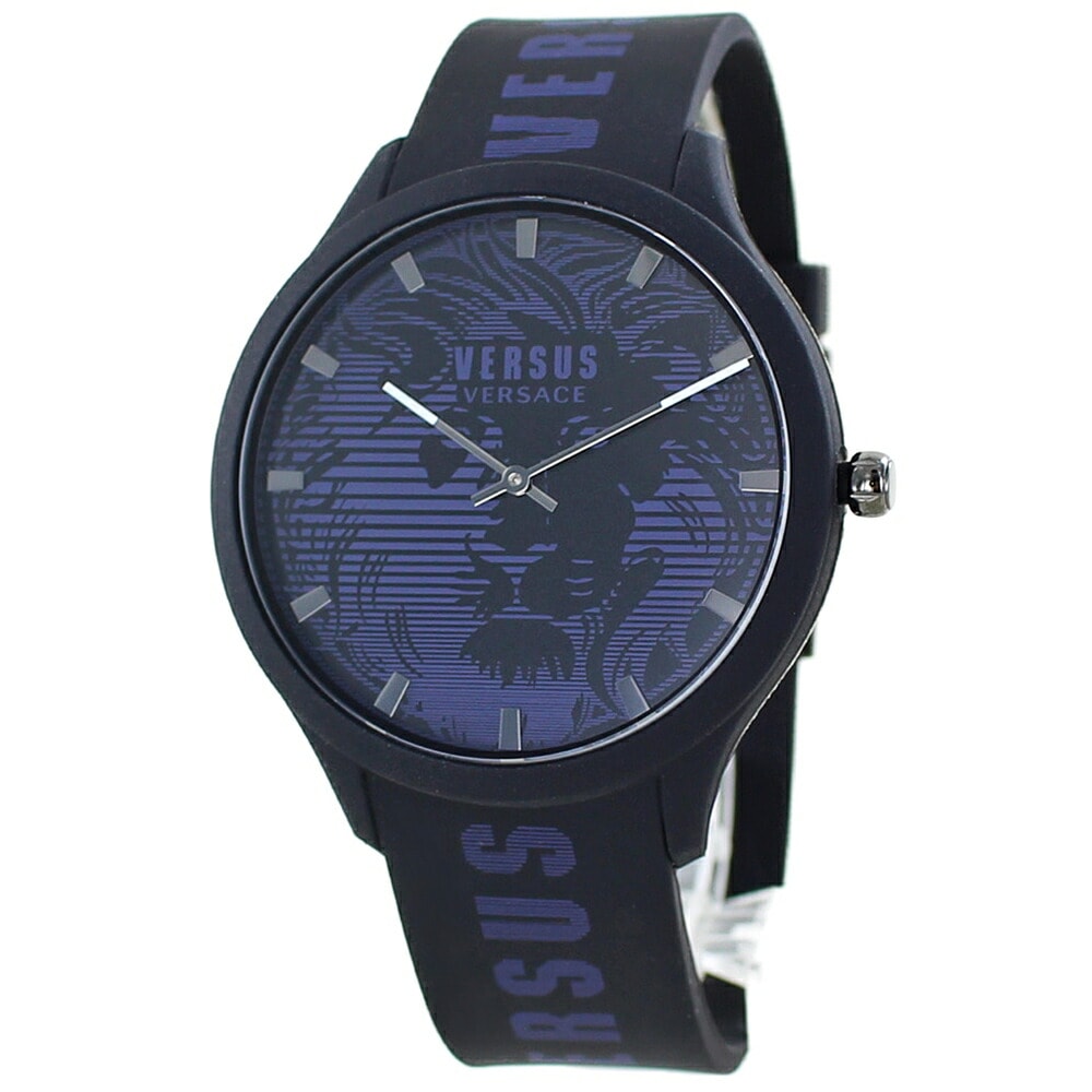 ヴェルサス ヴェルサーチ 腕時計 手表 メンズ おしゃれ 黒 ラバーベルト ブランド 時計 男性 プレゼント 彼氏 プレゼント 男友達 夫 父 誕生日 結婚式 記念日 ギフト お祝い