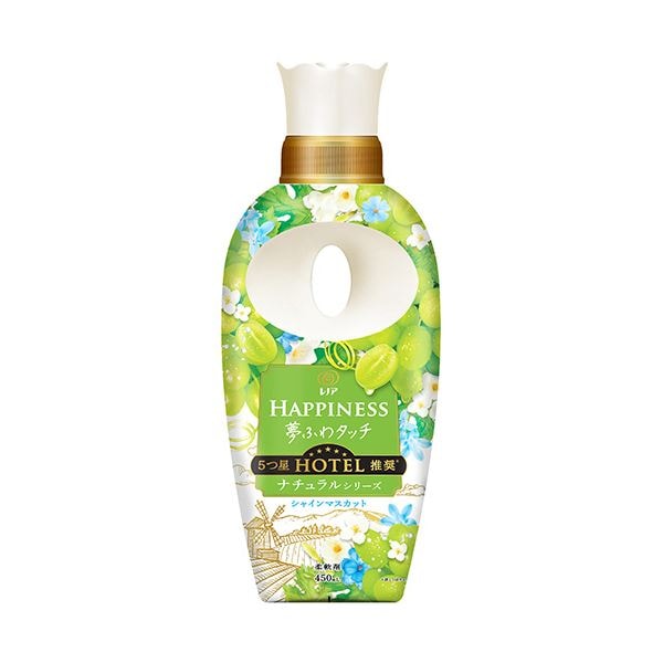 （まとめ） P＆Gレノアハピネス 夢ふわタッチ シャインマスカットの香り 本体 450mL 1本 (×10セット)