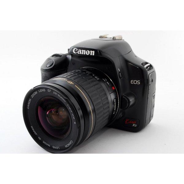 【中古】キヤノン Canon EOS Kiss X2 レンズセット 美品 SDカード