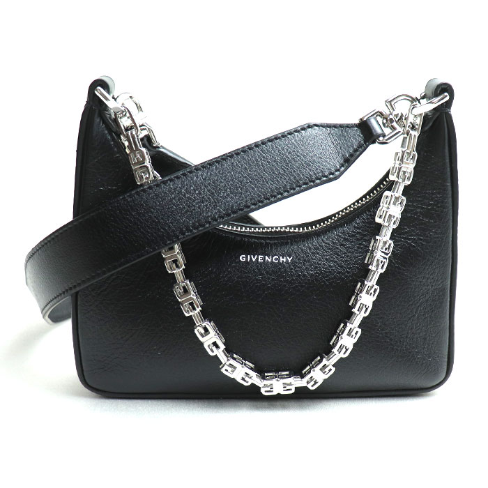 GIVENCHY ジバンシィ ムーンカットアウト ミニ 2Wayショルダーバッグ ブラック BB50QKB1LD レディース 中古 美品