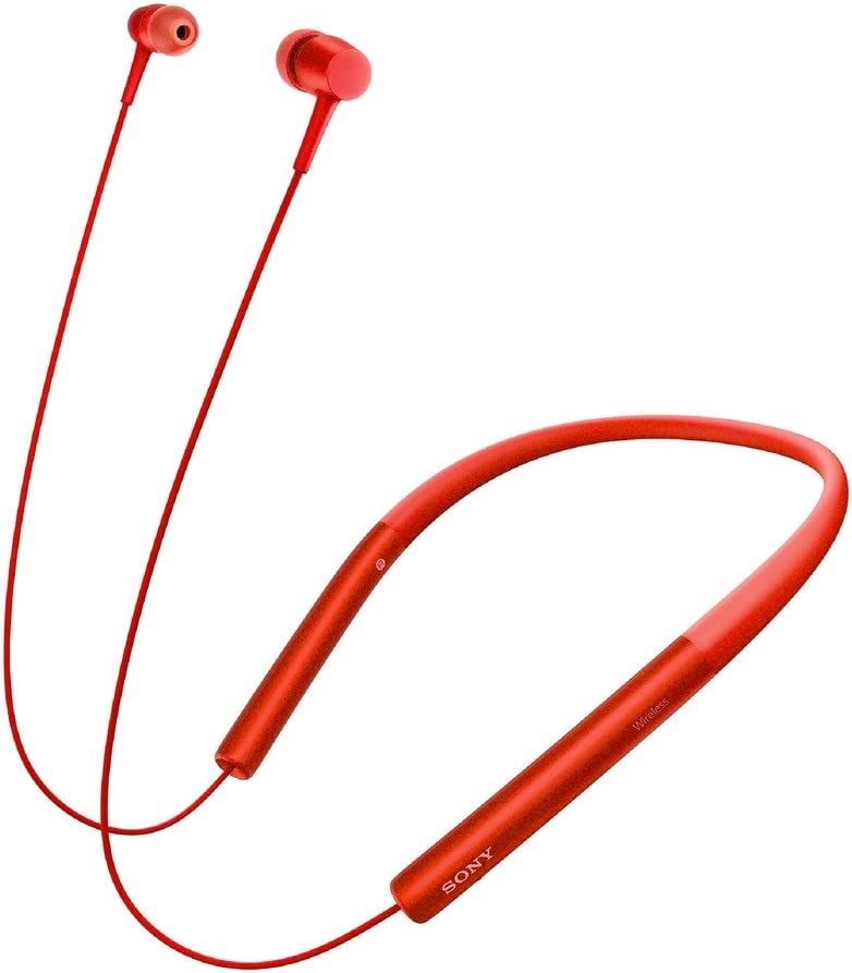 ソニー SONY ワイヤレスイヤホン h.ear in Wireless MDR-EX750BT : Bluetooth/ハイレゾ対応 リモコンマイク付き シナバーレッド MDR-EX750BT R