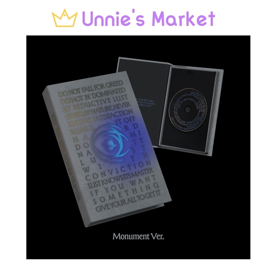 (Monument Ver.) KEY (SHINee) [HUNTER] 3rd Album + Free Photocard 1EA(fan-made)