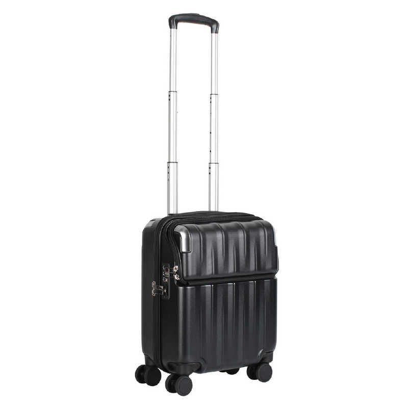 トラベリスト　トップオープン スーツケース コインロッカーサイズ レスト ［TSAロック搭載］ マットブラック　76-25061