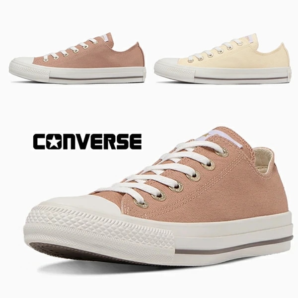 ALL STAR FLATEYELETS CG OX 5SD298 5SD299 レディース スニーカー シューズ ローカット クリーム ピンクベージュ /RC/ST
