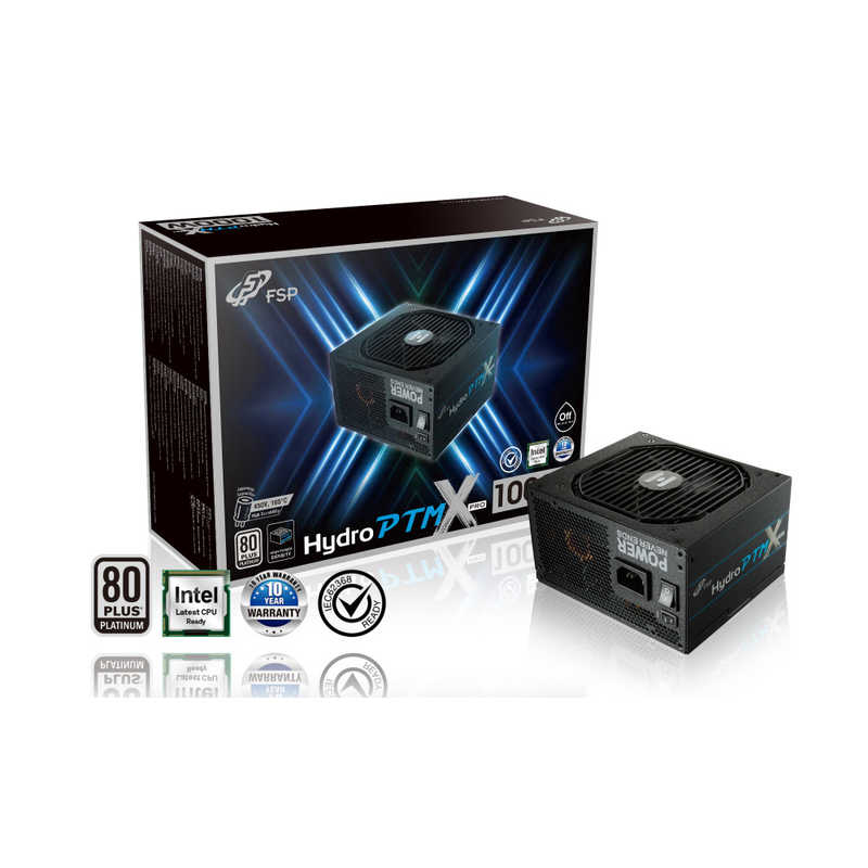 FSP　PC電源 Hydro PTM X PRO ATX3.0(PCIe5.0) 1000W［1000W /ATX /Platinum］　HPT3-1000M.GEN5
