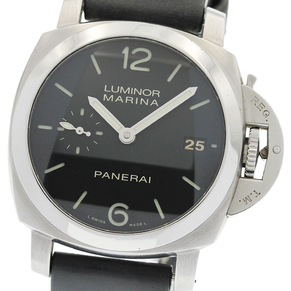 パネライ PANERAI PAM00392 ルミノールマリーナ 1950 3デイズ 自動巻き メンズ 保証書付き_951211【中古】