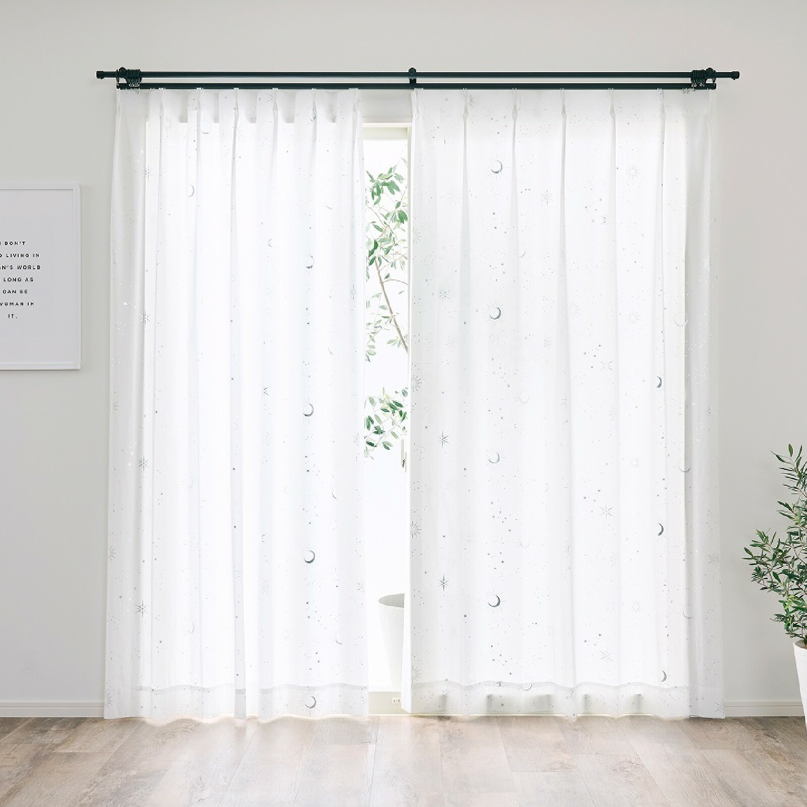 カーテン 2枚セット レースカーテン 約100×108cm~ UVカット レース 2枚組 ミラーレース ウォッシャブル おしゃれ シンプル 1人暮らし 子供部屋 新生活 模様替え 掃出窓 ホワイト ク