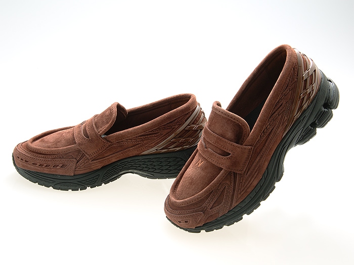U1906LNS BROWN SUEDE ブラウン スエード ローファー スリッポン ワイズD