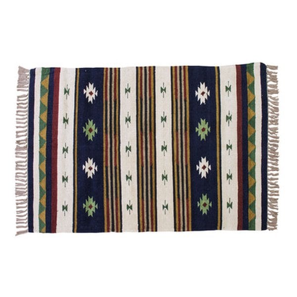 キリムラグ キリム柄 約幅90×奥行き130cm TTR-105B