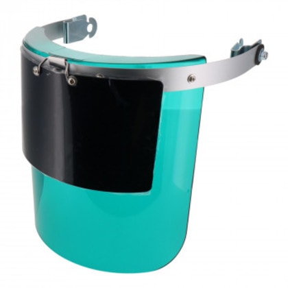 DTフェイスシールドヘルメット型W グリーン DT-HFSW-G 805407