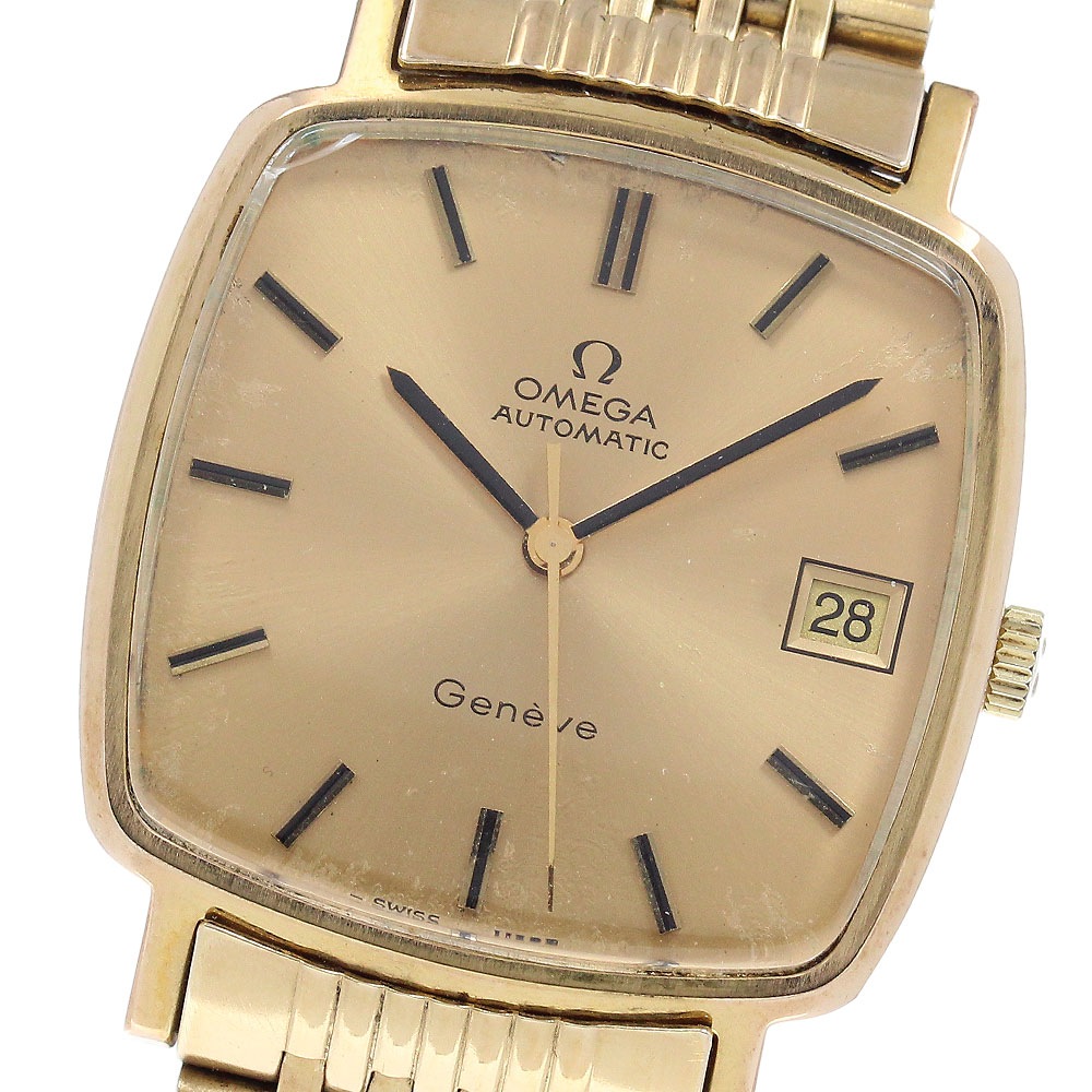 オメガ OMEGA 162.0060 ジュネーブ スクエア デイト cal.1012 自動巻き メンズ _945858【中古】