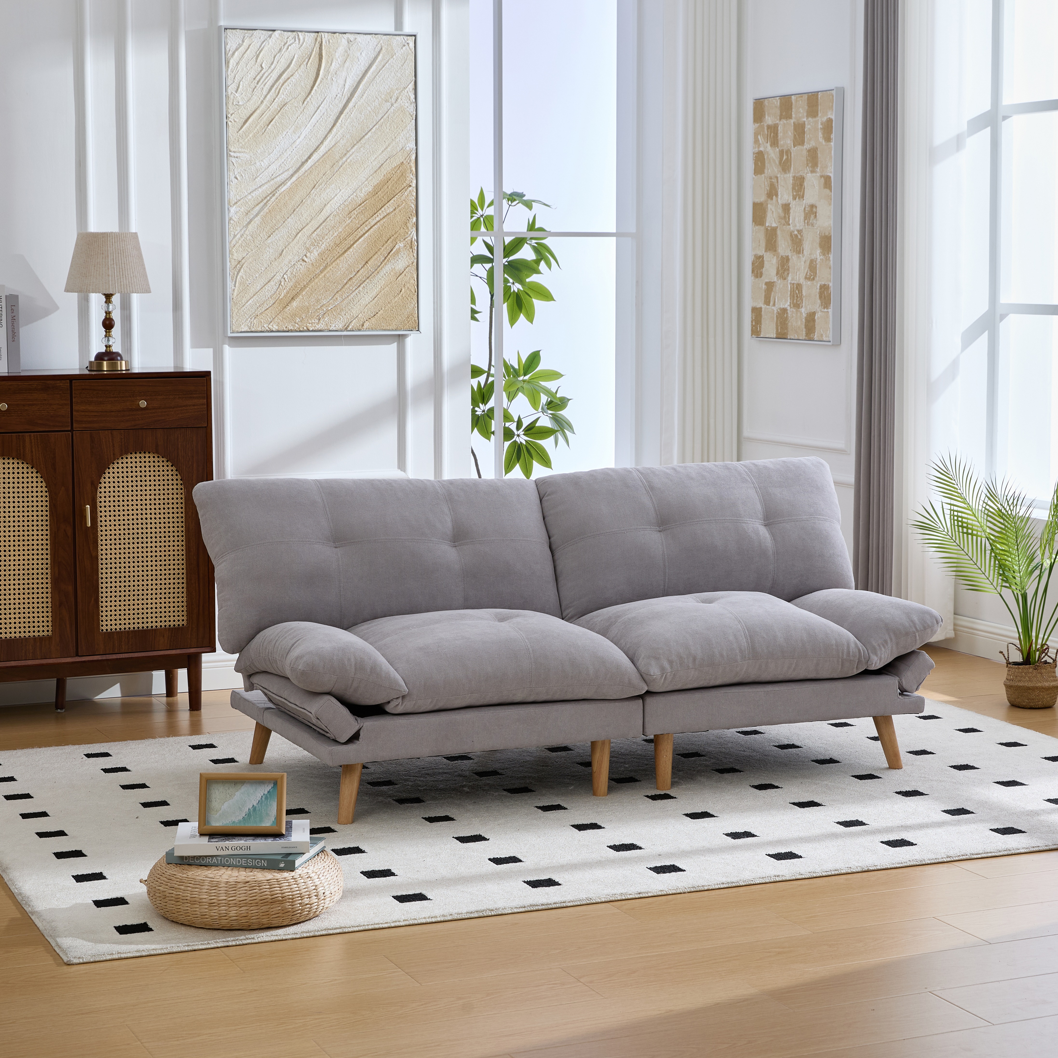 【最短即日出荷】多機能ソファソファベッド2人掛けソファシングルソファコンバーチブルソファベッドは新築住宅リビングルーム寝室ゲストルームなどに最適ですスタイリッシュな家具-223