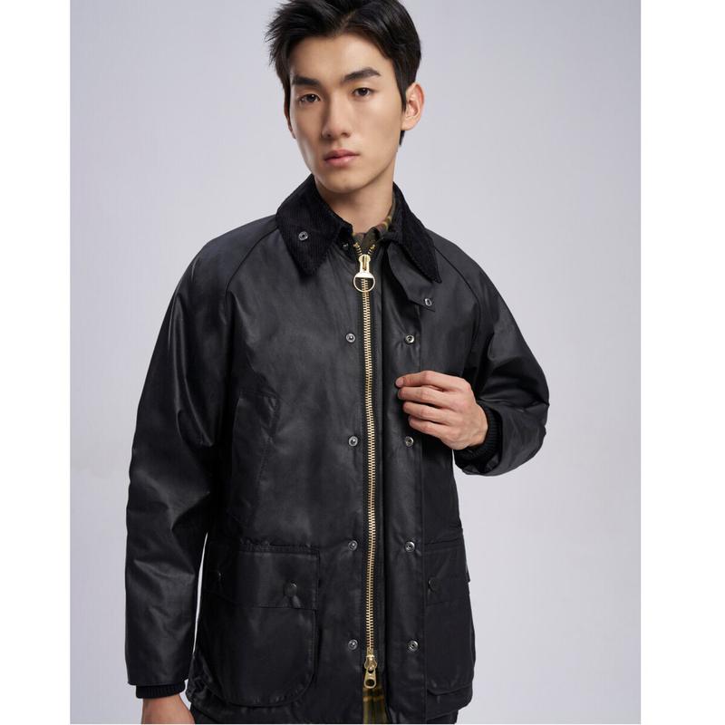 [25SS] 男性 ブラック Bedale ビデイル ワックス ジャケット (URJA5E018BK) 53,503円