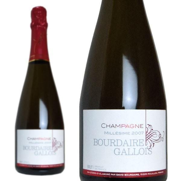 シャンパン ブールデールガロワ ブリュットミレジム 2007年 750ml （フランス シャンパーニュ 白 箱なし） 家飲み