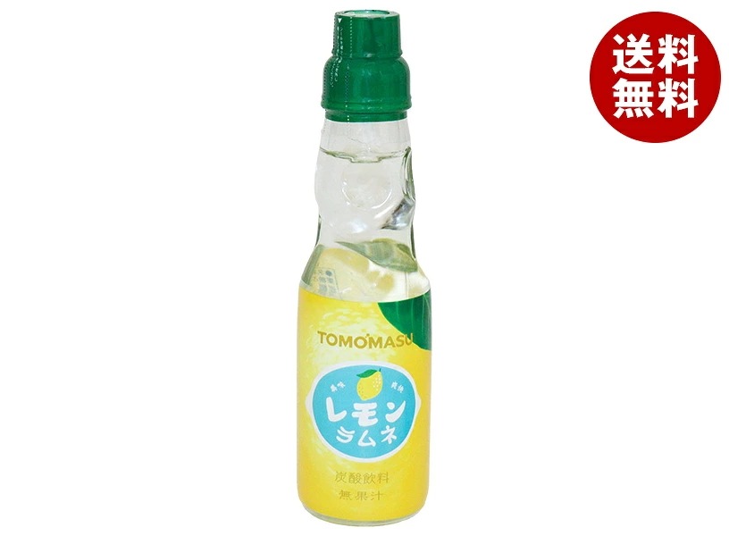 友桝飲料 レモンラムネ 200ml瓶×30本入×(2ケース)