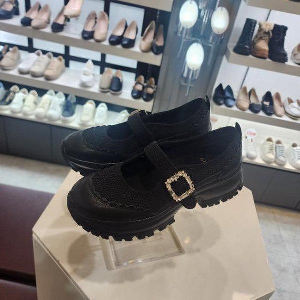 HC10 メリージェーンスニーカーブラック5cm LCWS24U61319 (45889584)