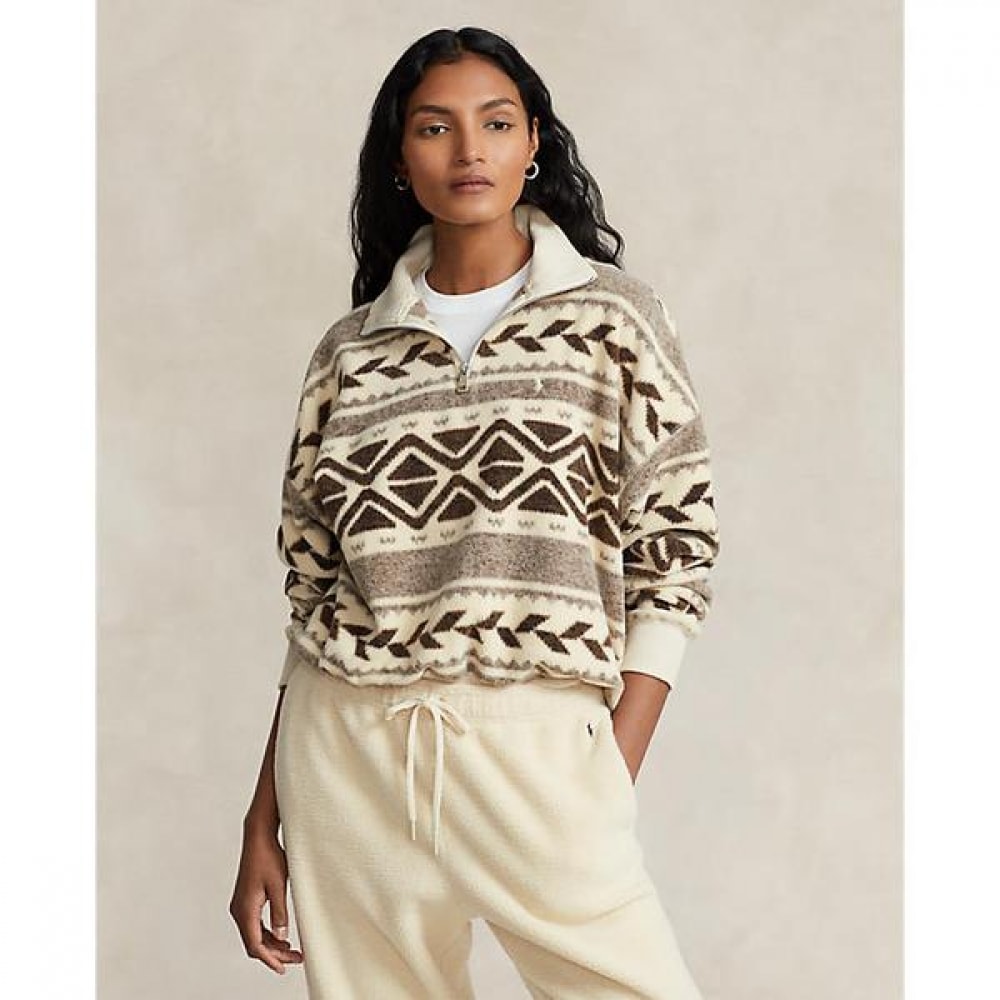 ポロ ラルフ ローレン レディース ジオ モチーフ フリース プルオーバー WMPOKNINFB20552200