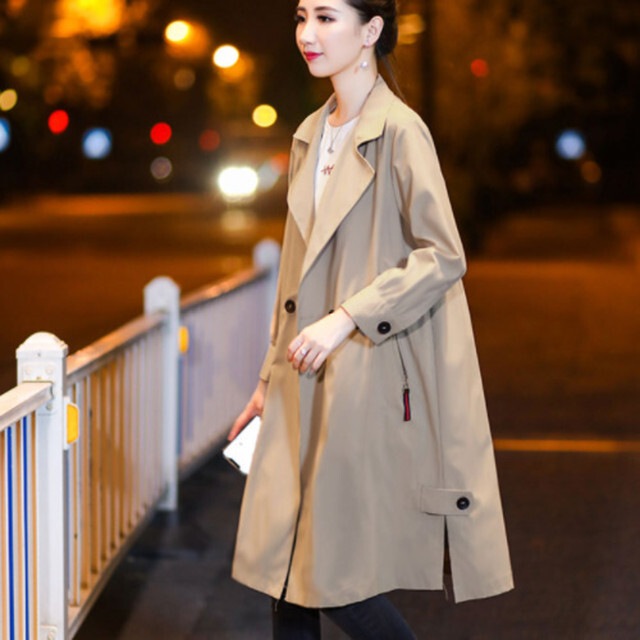 【送料無料】レディース トレンチコート レディース ゆったり