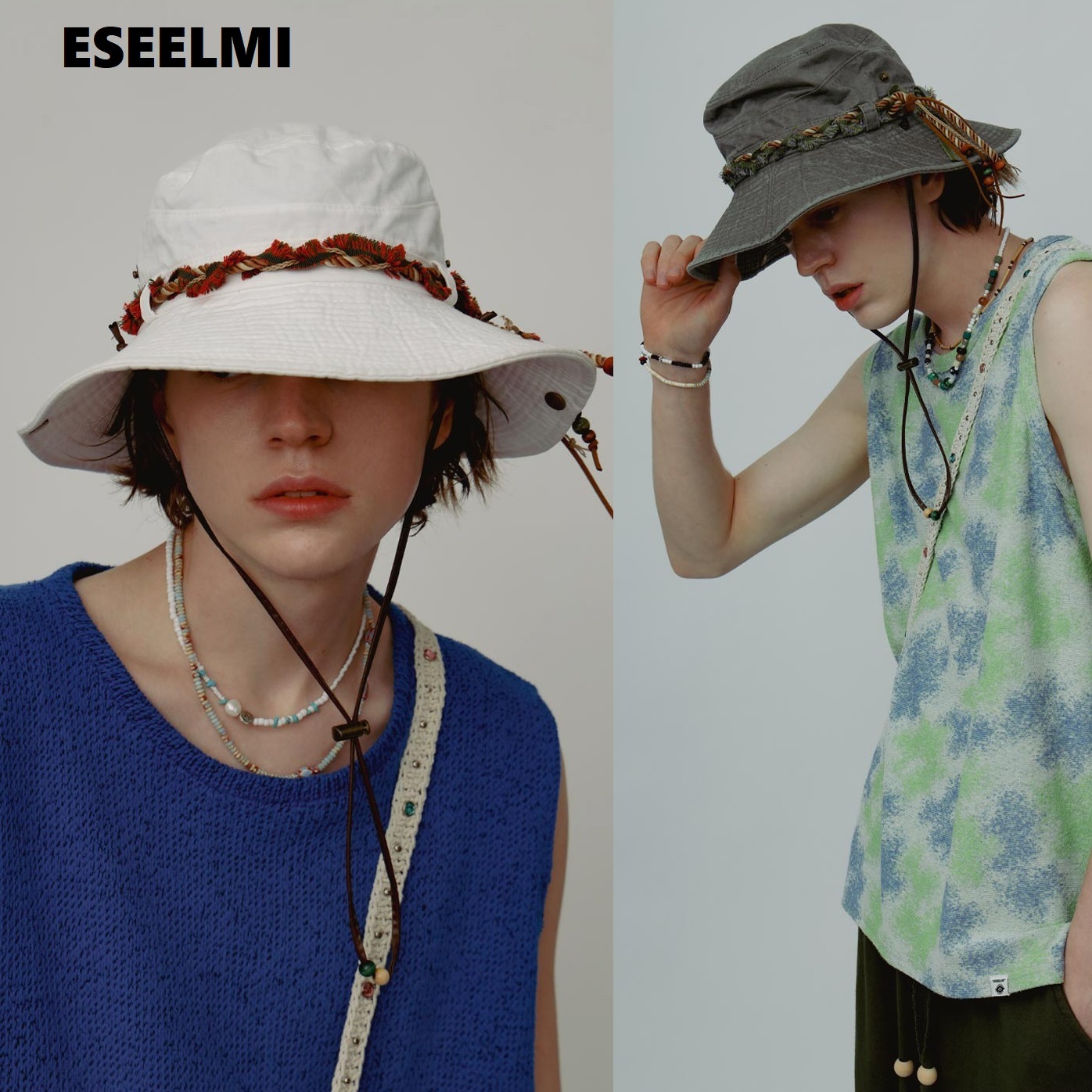 [ESEELMI] [韓国人気] NATURAL JUNGLE HAT [5色]