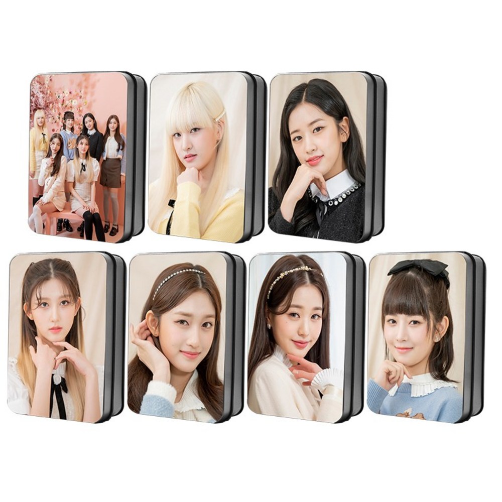 アイブポカフォトカード写真グッズ40枚+鉄製ケース