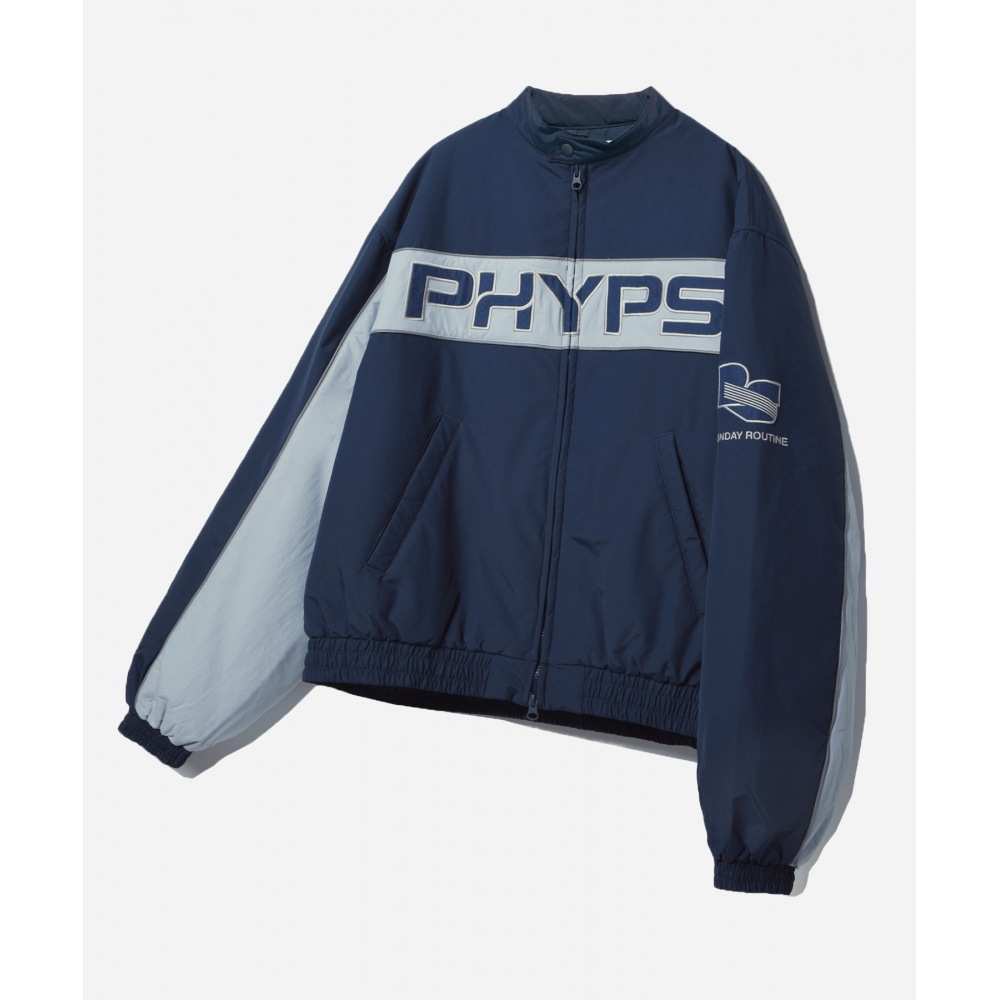 体育科 PHYPS チャレンジャー レーサー ジャケット ブルー