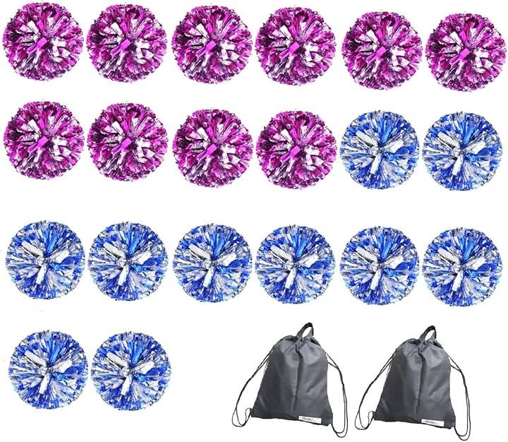 ポンポン チア キッズ ダンス(ピンクブルー20個(各10）)