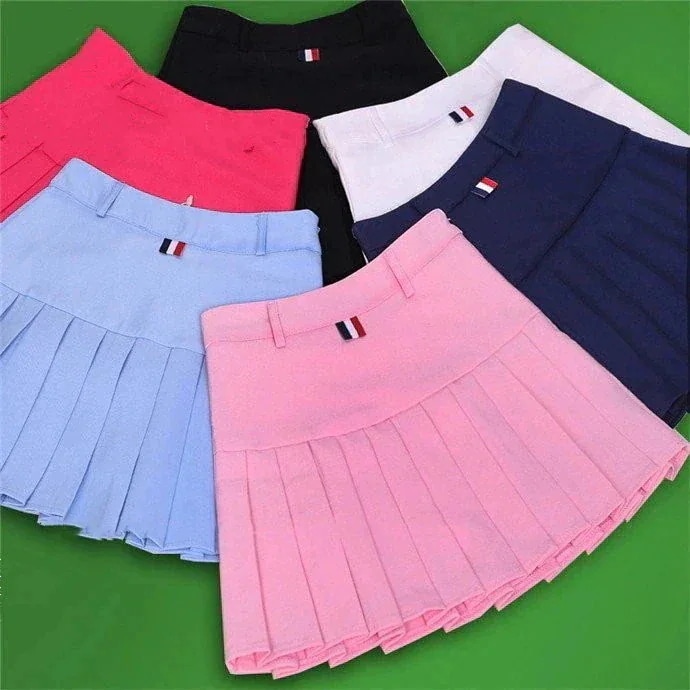 【20点セット】メガ割ゴルフ インナーパンツ付スカート ゴルフウェア スカート ゴルフ ペチパンツ付属 丈短め ショート丈 レディース かわいい