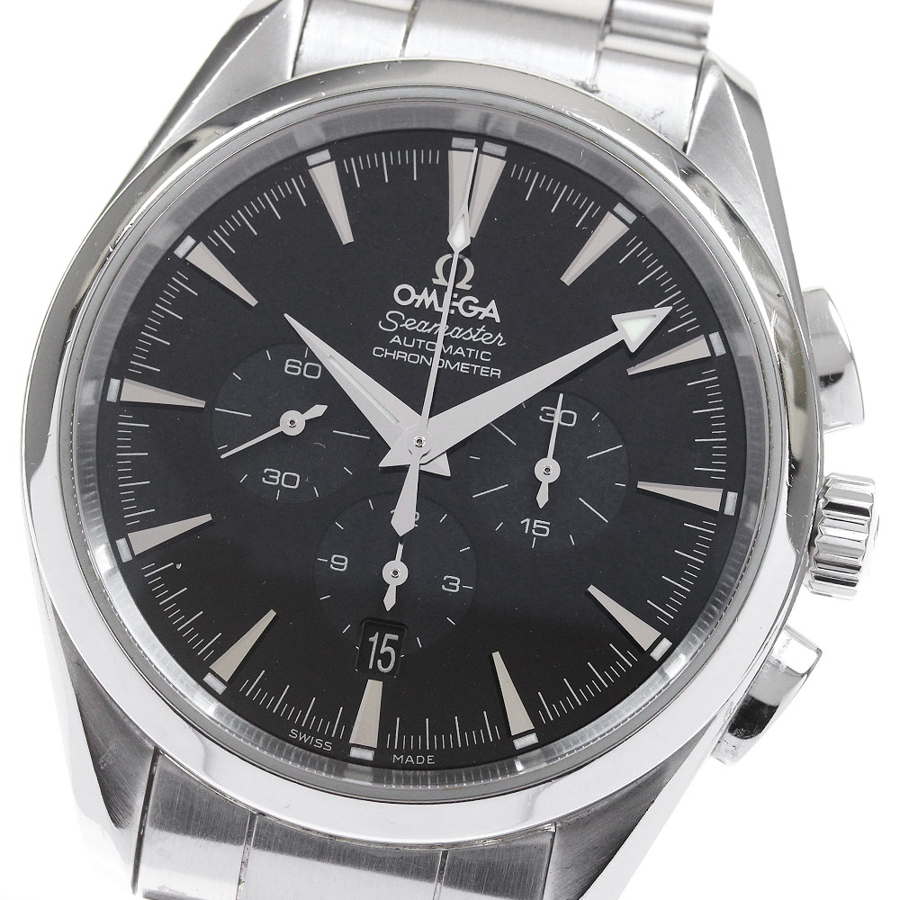 オメガ OMEGA 2512.50 シーマスター アクアテラ クロノグラフ 自動巻き メンズ _861293【中古】