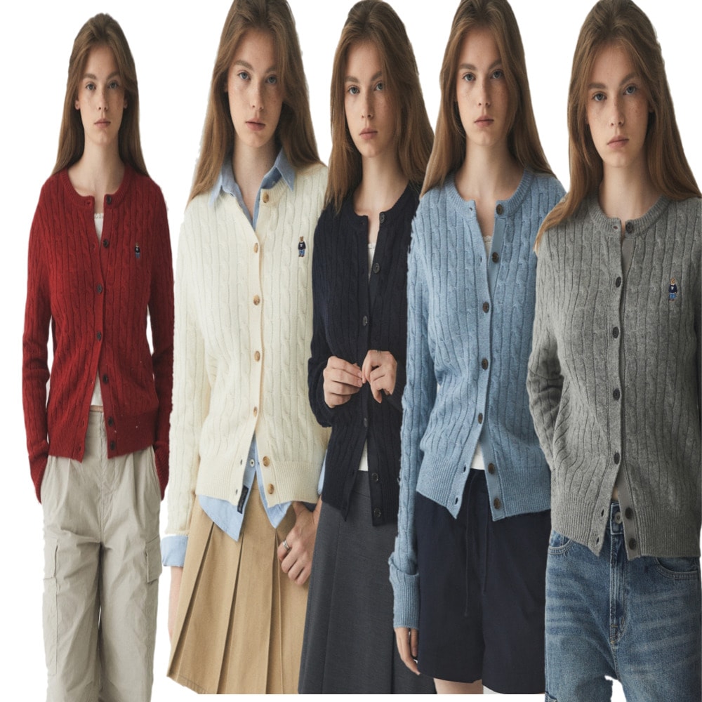 24FW/Steve Cable Cardigan /WHCKE4901F