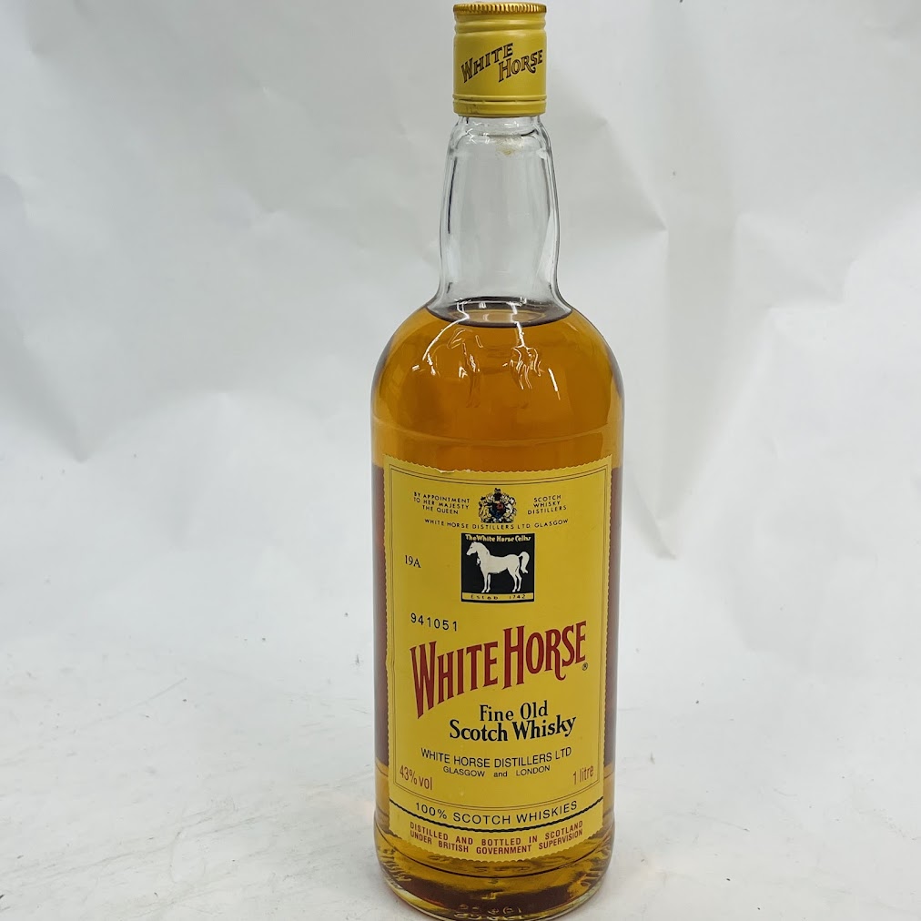 【未成年の飲酒は法律で禁じられています】ホワイトホース1000ml ファインオールド 43度特級スコッチウイスキー