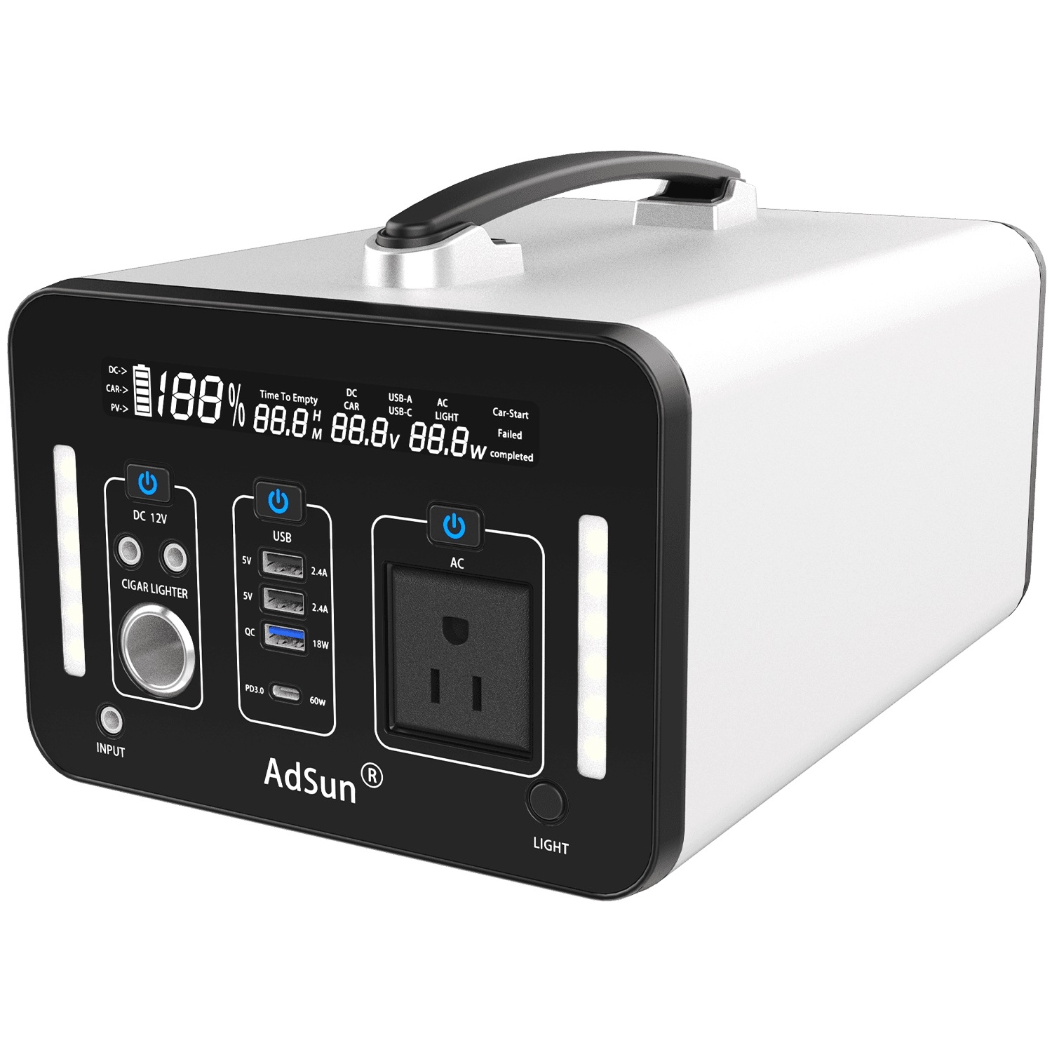 ポータブル電源 超大容量A1000 1000Wh(3.7V 270000mAh/14.8V67500 75,900円