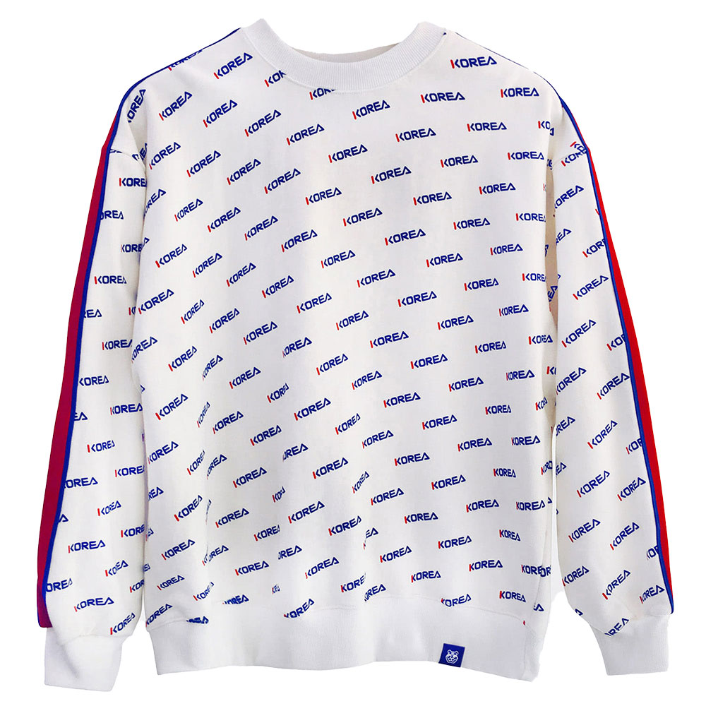 コリアマンツーマンTシャツホワイト