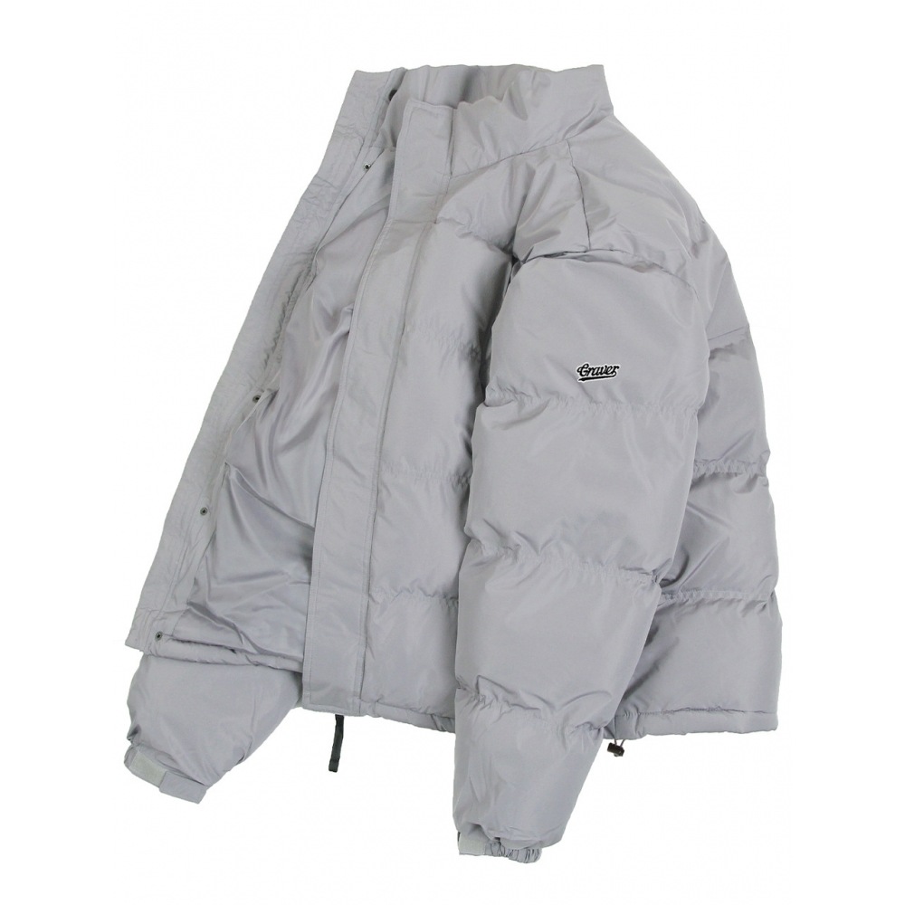 GRAVER スリーブベースボールロゴ刺繍ショートパディンググレー 13,203円