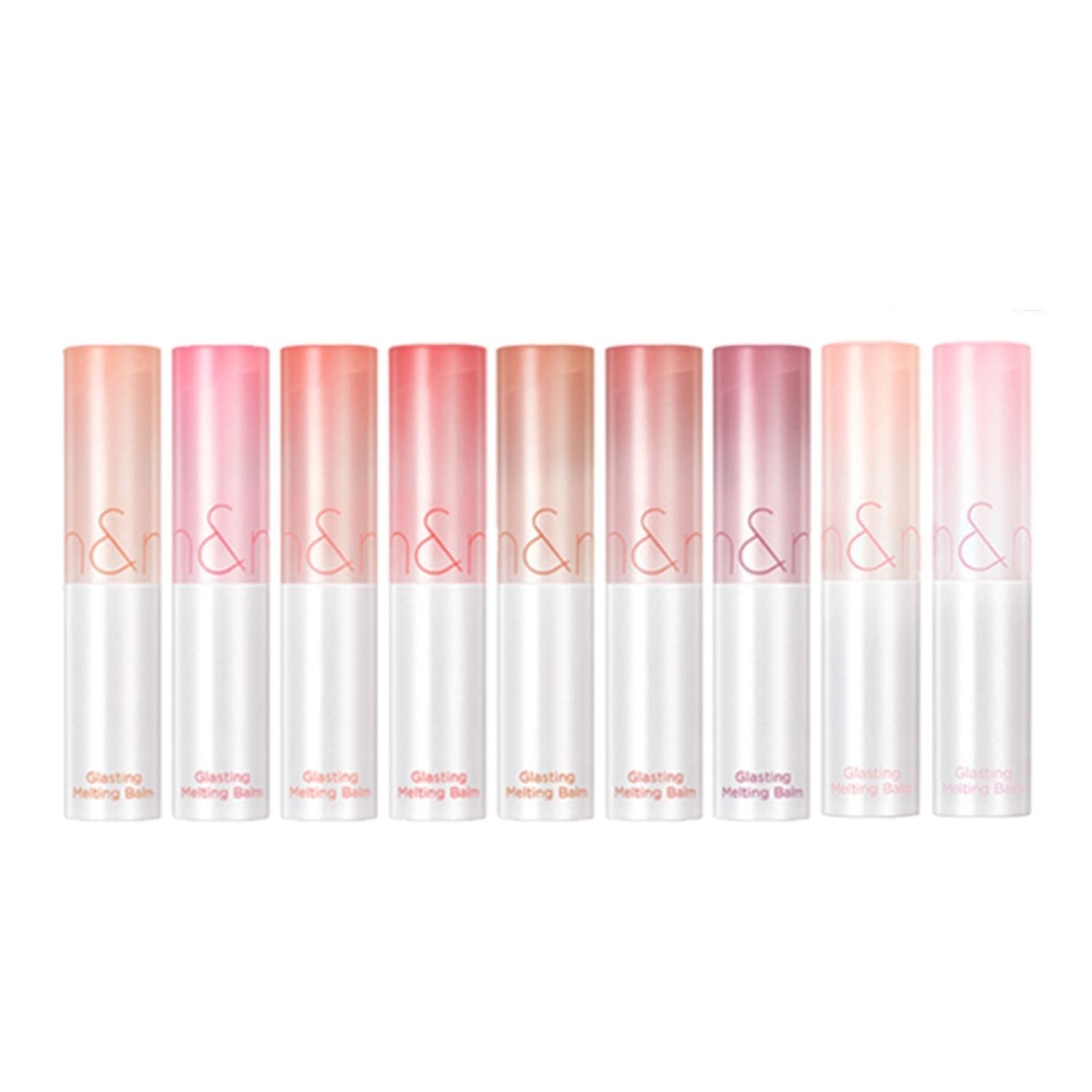 [NEW]グラスティングメルティングバーム/10Nu Beige 11Buffy Coral 12Veiled Rose 13Scotch Nude,14Dear Apple 15Pecan Brew