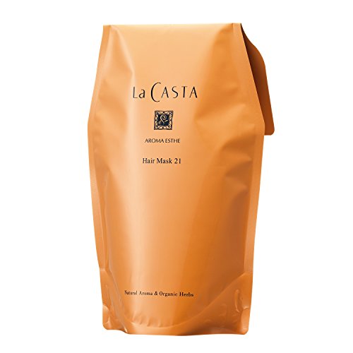 La CASTA (ラカスタ) アロマエステ ヘアマスク 21 ( ヘアトリートメント ) 【 傷んだ髪のケアに 】 植物の力で毛先までサラサラうるおうツヤ髪へ [リフィル]