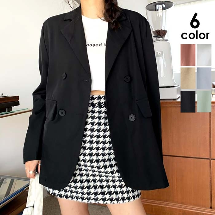 延長！クーポン利用で ／テーラード ジャケット レディース ライトアウター カジュアル スーツジャケ