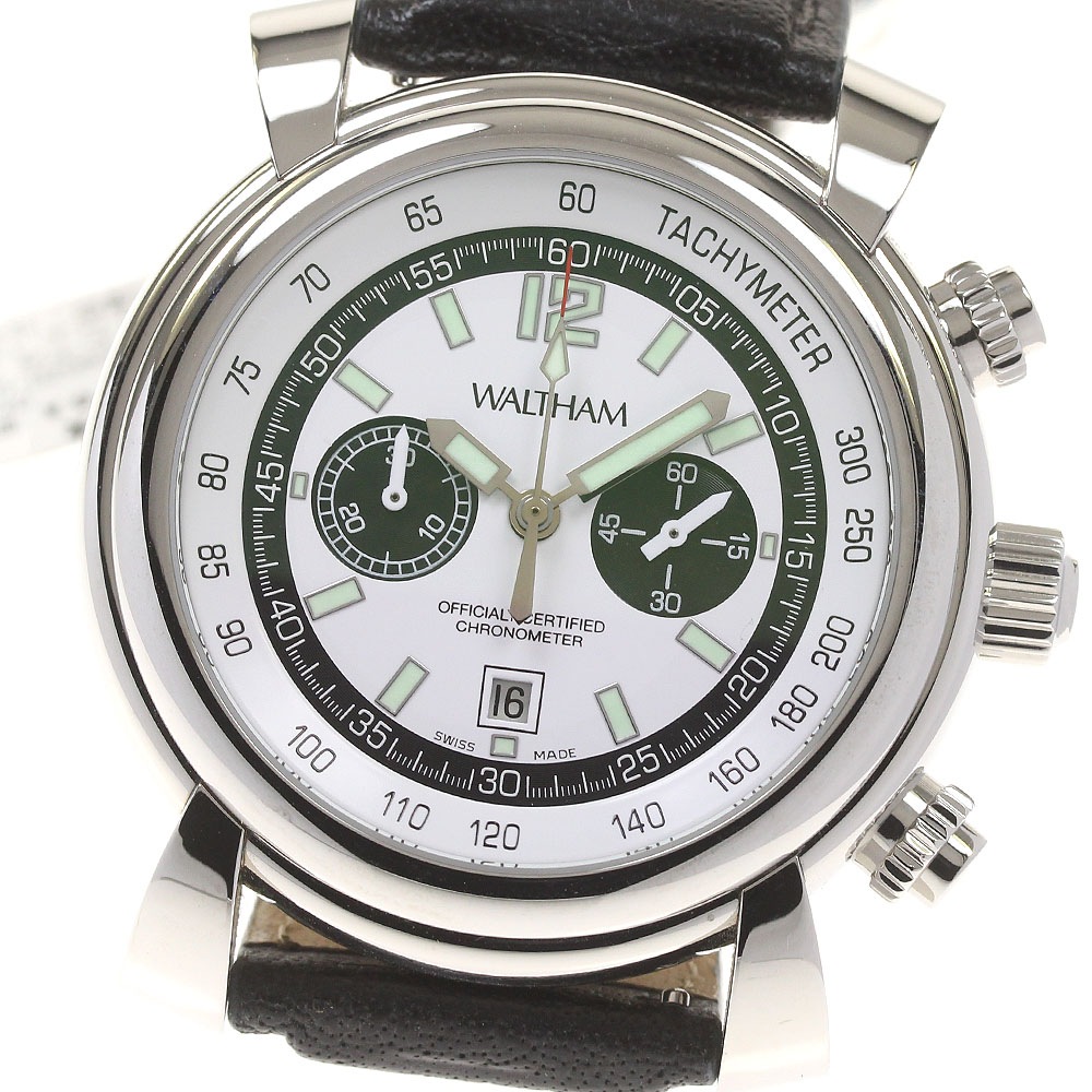 ウォルサム WALTHAM SW45-02062STM フィダルゴ クロノグラフ デイト 自動巻き メンズ 未使用品 保証書付き_682148【中古】