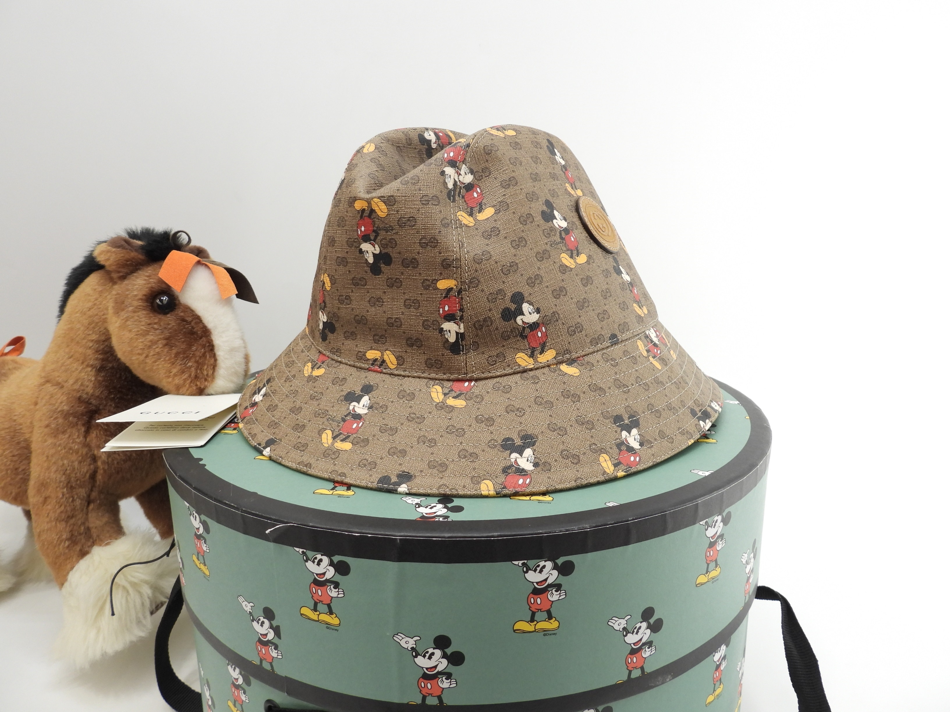 ハット ディズニーコラボ GGシュプリーム茶 キャップ ミッキーマウス@ 2