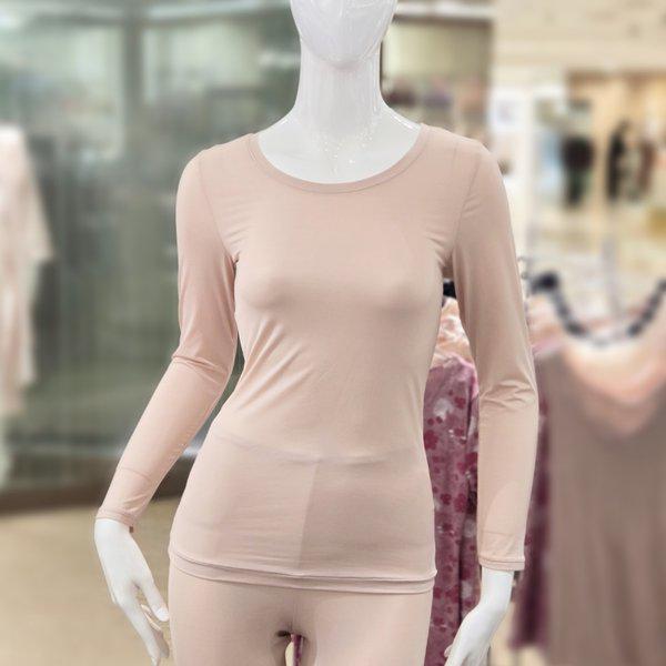 女性コラーゲン消臭極細糸腹巻シャツ（WLG2451C SK）