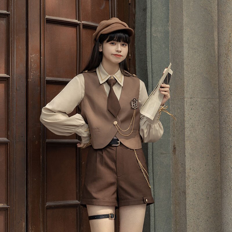 【急速出荷!】ララソース スフィンクス学園探偵シリーズ ベストシャツパンツ3点セット1