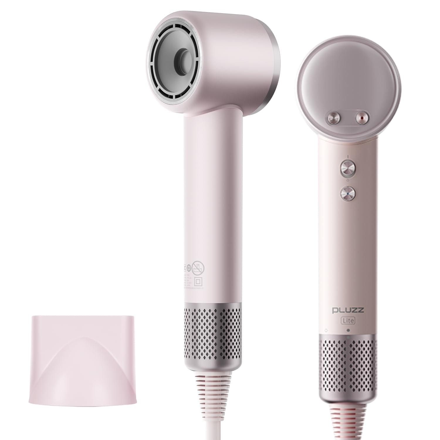 【PLUZZ史上最軽量モデル 5億個のマイナスイオン】ドライヤー Lite 速乾·大風量·美髪 強力ブラシレスモーターヘアドライヤー 冷風ショット NTC温度制御システム 過熱防止 - コンパクト低騒