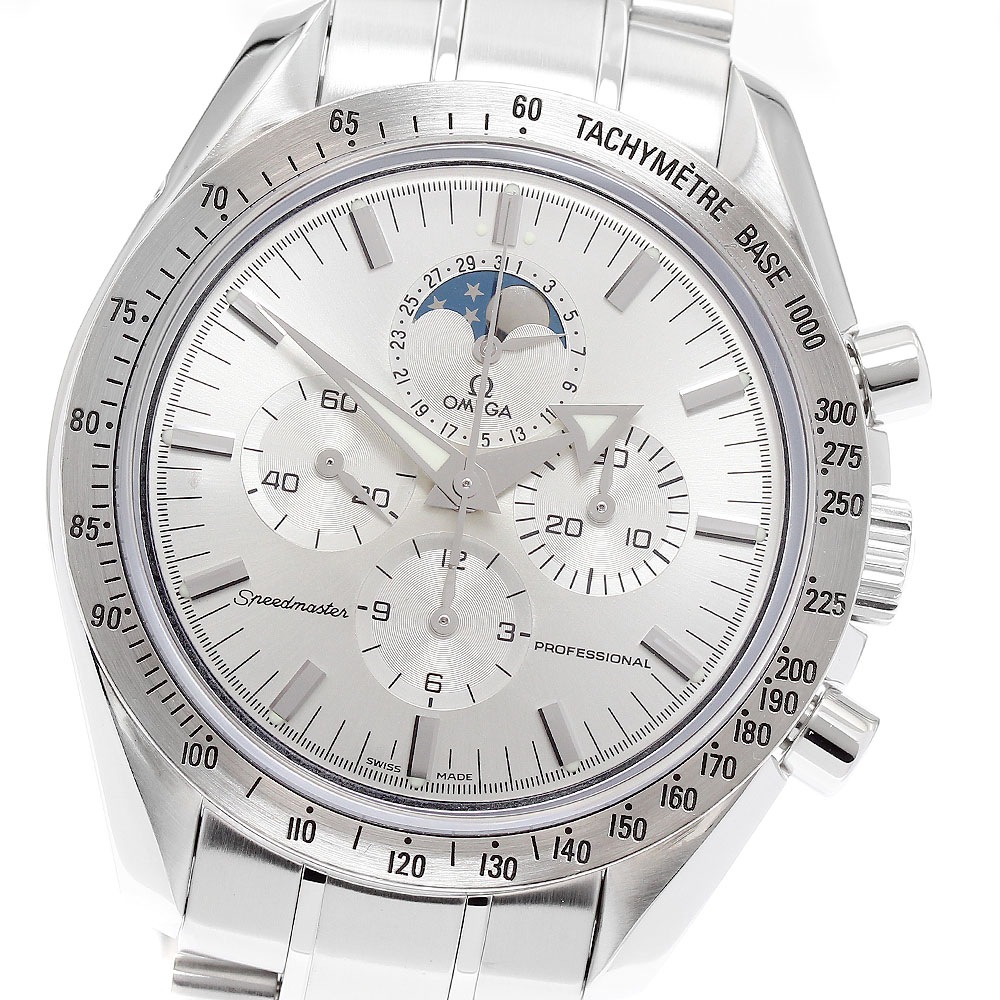 オメガ OMEGA 3575.30 スピードマスター プロフェッショナル ムーンフェイズ クロノグラフ 手巻き メンズ _885979【中古】