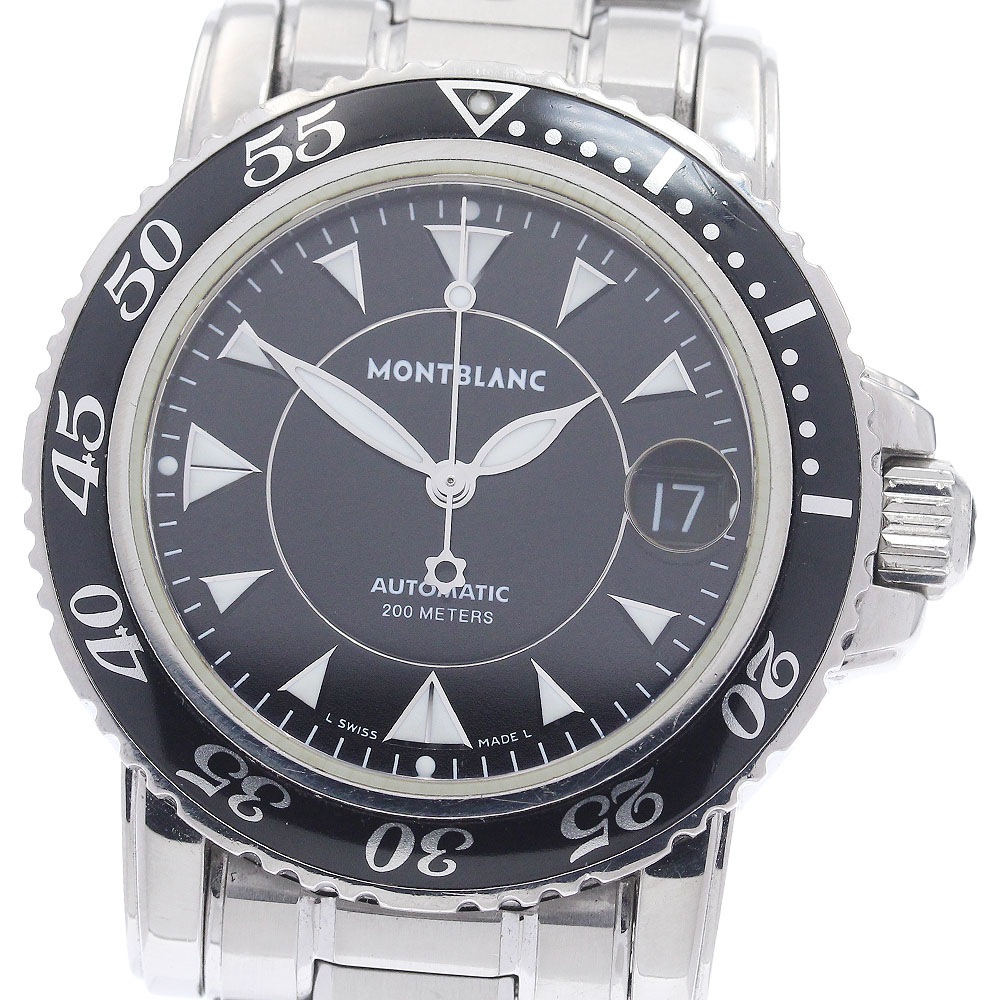 モンブラン MONTBLANC 7035 マイスターシュテック デイト 自動巻き メンズ _944590【中古】
