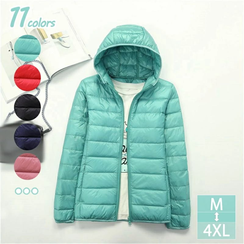 中綿ダウンコート アウター レディース ショートコート フーデッド 防寒服 防風 保温 ジッパー ダウンコート レディース ダウンジャケット 秋冬 シルエット 軽量 防風 アウトウェア 大きいサイズ