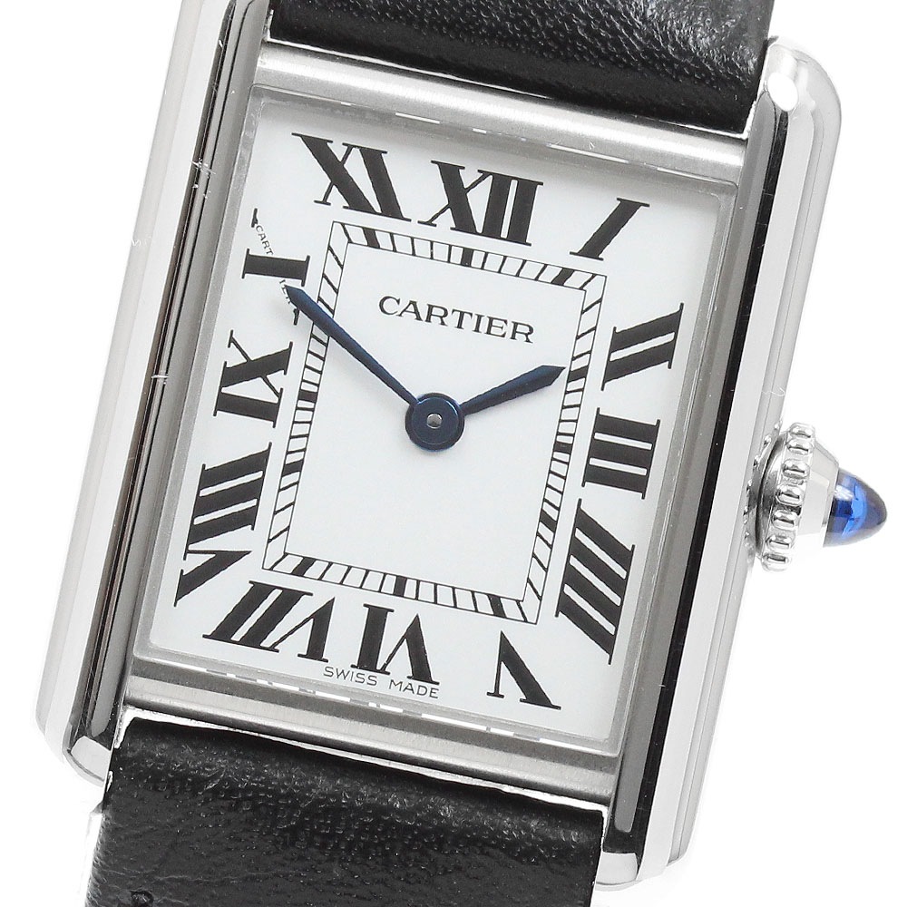カルティエ CARTIER WSTA0042 タンク マスト SM クォーツ レディース 保証書付き_961934【中古】